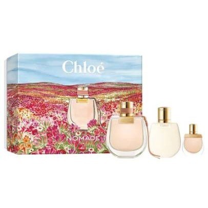 CHLOE' 春遊花漾芳心典藏禮盒(淡香精75ml+5ml+身體乳100ml)